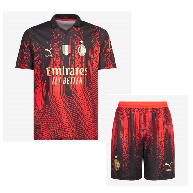 Camiseta AC Milan 4th Niño 2022 2023 Rojo